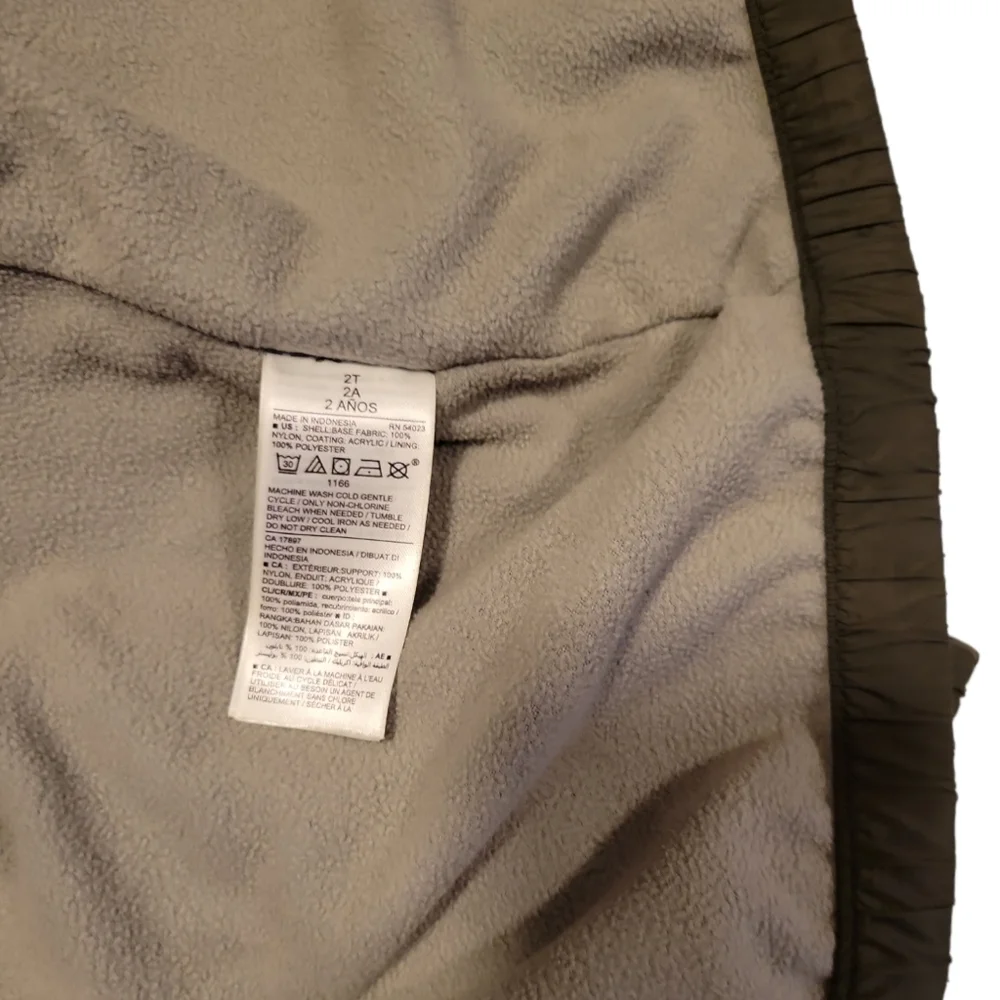 Old Navy windbreaker jacket full zipper toddler 2T